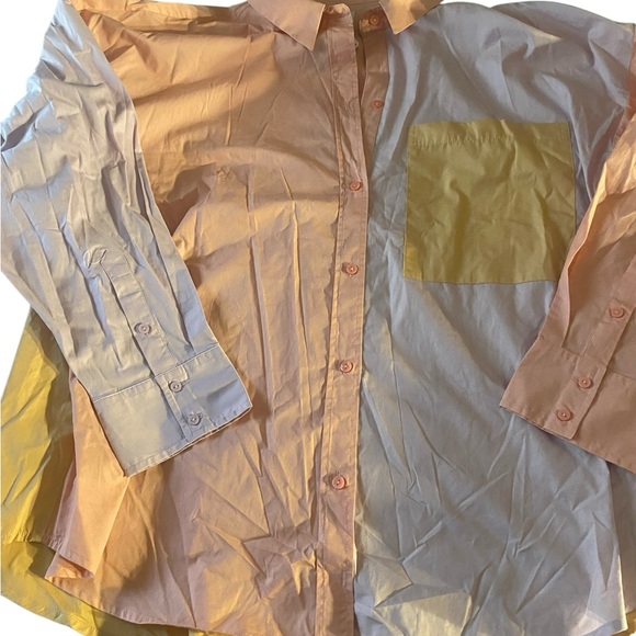 Abercrombie & Fitch women’s button down pastels XL nwts - Picture 8 of 8